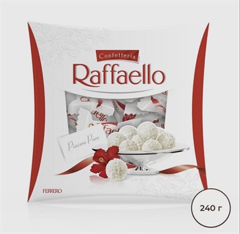 Конфеты в коробке Raffaello, с цельным миндальным орехом, в кокосовой обсыпке, 240 г 3227